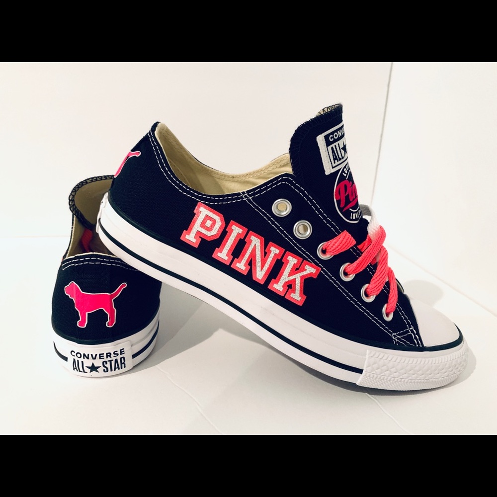 Victoria’s Secret Pink Shoes Custom Converse